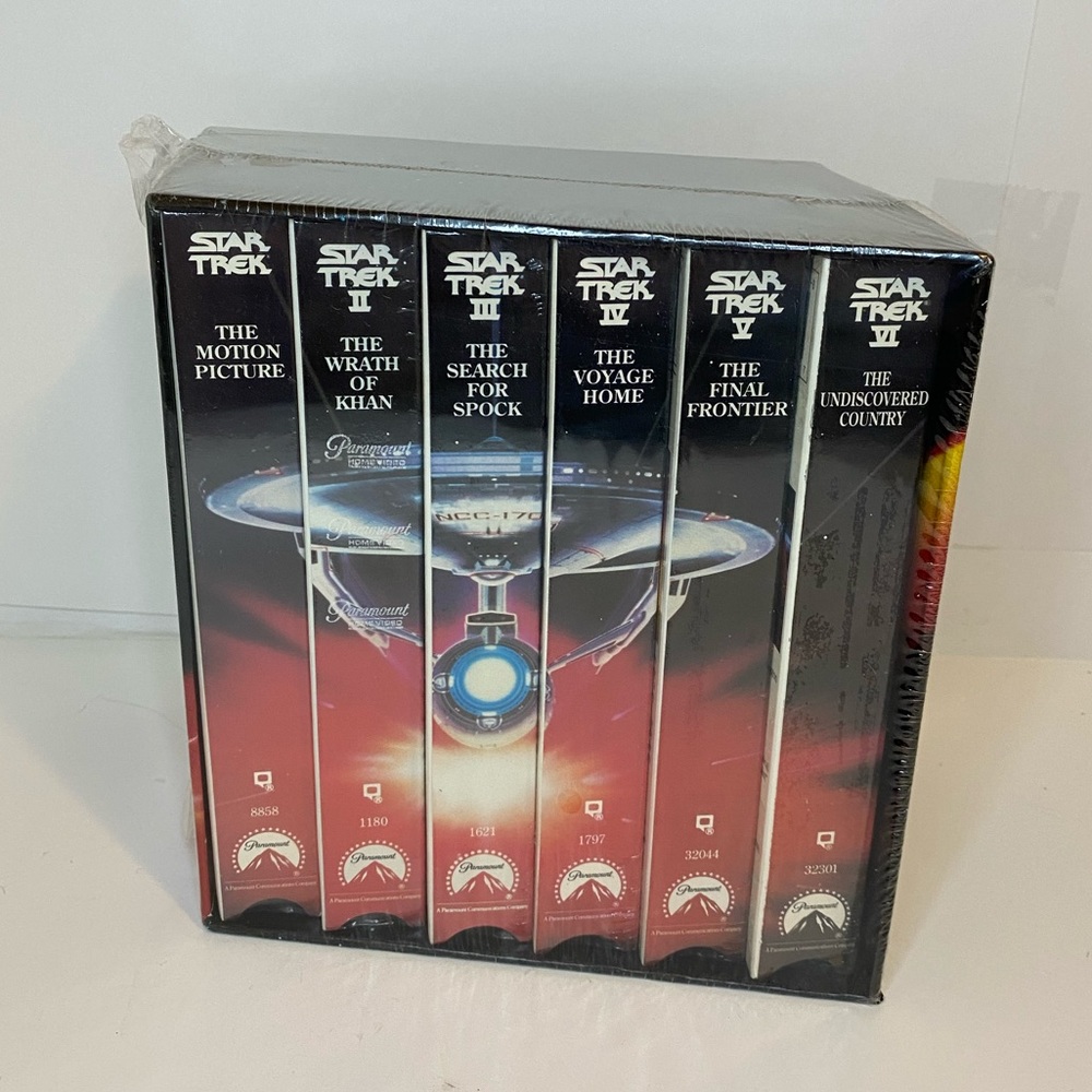 Star Trek The Movie Collection Set of 6 VHS SEALED